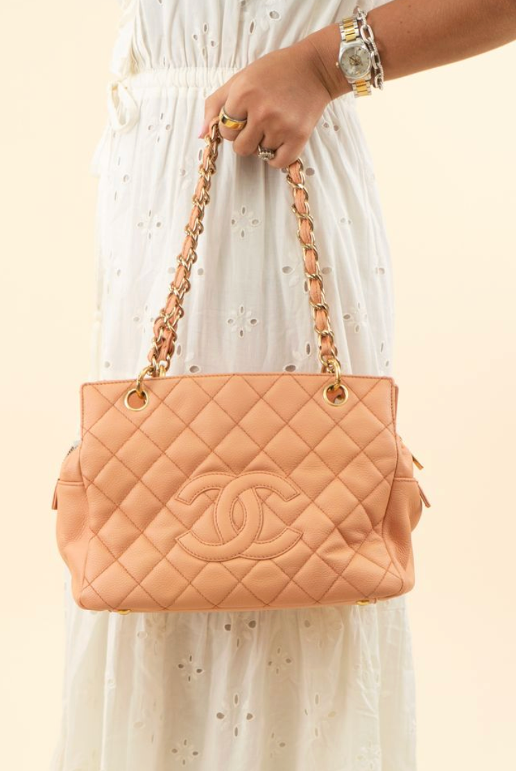 Chanel Petite Caviar Calfskin Timeless Tote (vintage)