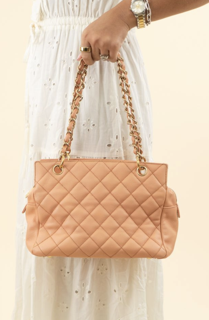 Chanel Petite Caviar Calfskin Timeless Tote (vintage)