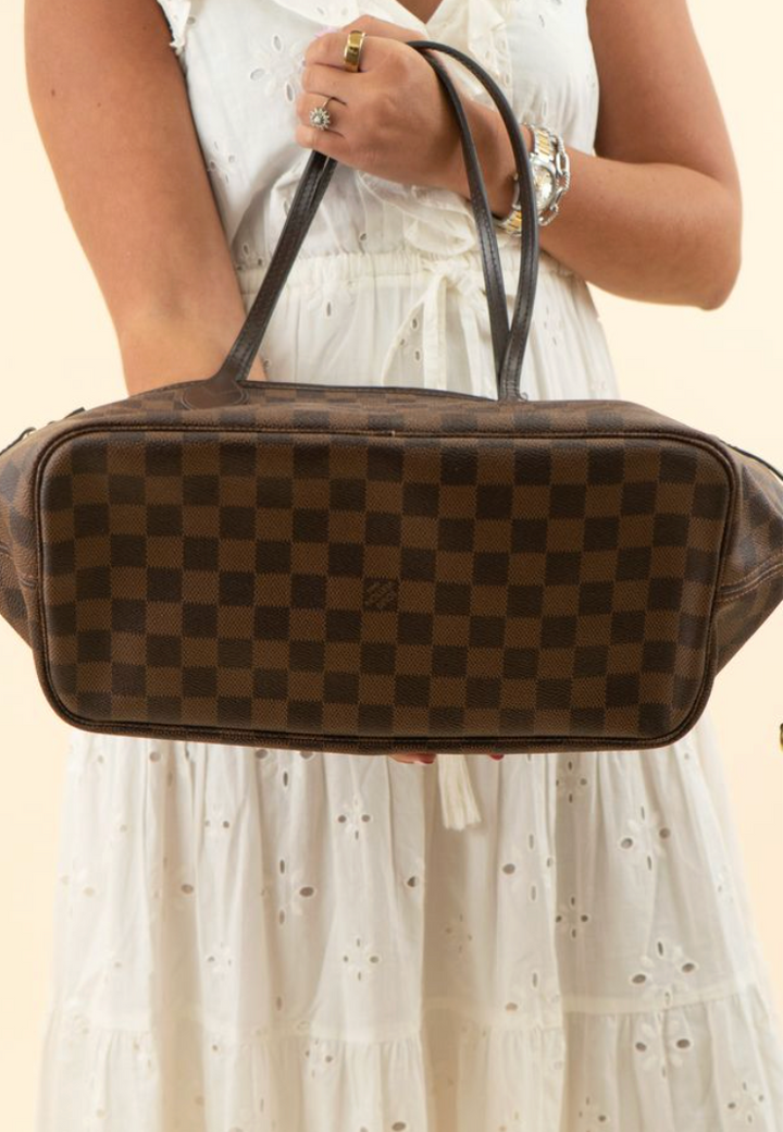 Louis Vuitton Limited-Edition Damier Ebene MM Neverfull (retail $2,240)
