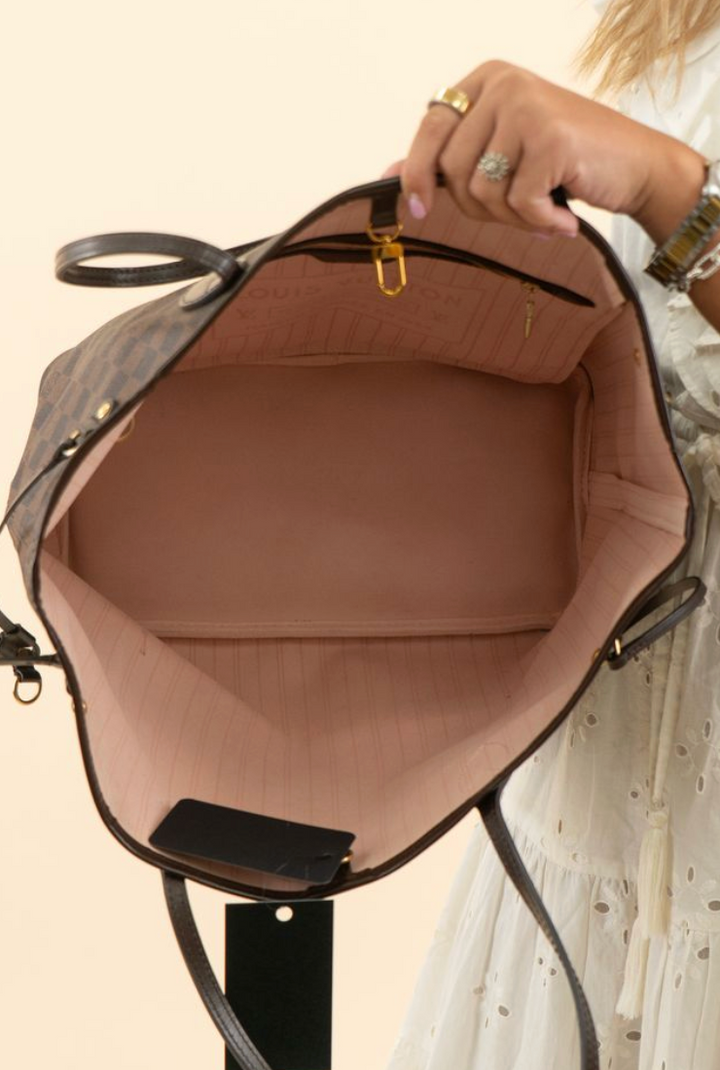 Louis Vuitton Limited-Edition Damier Ebene MM Neverfull (retail $2,240)
