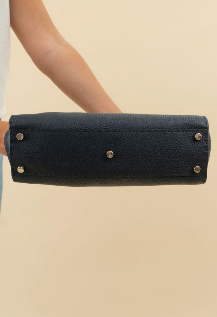Fendi Blue Leather Peekaboo Crossbody (retail $6,100)