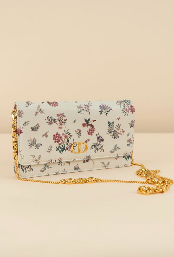 Dior Jardin Botanique Caro Wallet on Chain, Limited-Edition NWOT