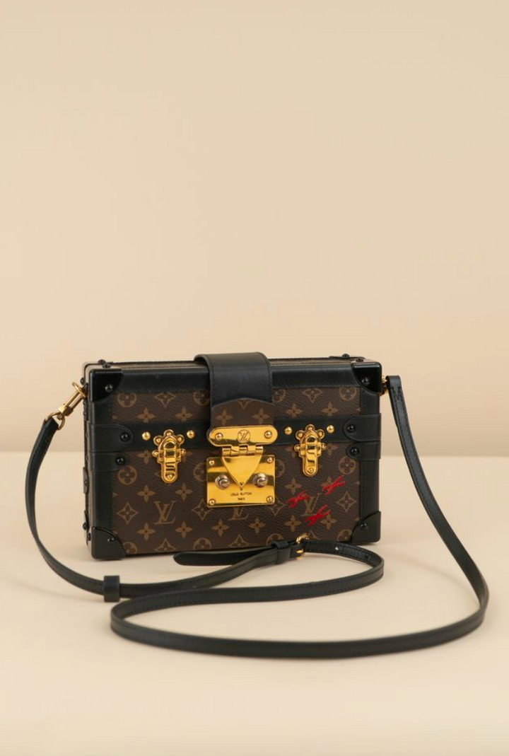 Louis Vuitton Monogram Petite Malle Black Trunks NWOT (est. retail $6,000)