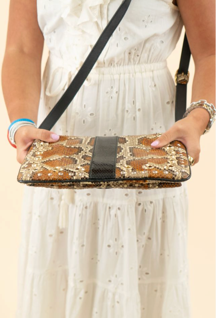 Gucci Python Mini Messenger Bag