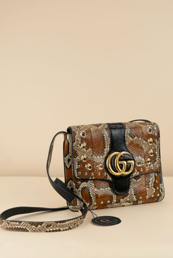Gucci Python Mini Messenger Bag