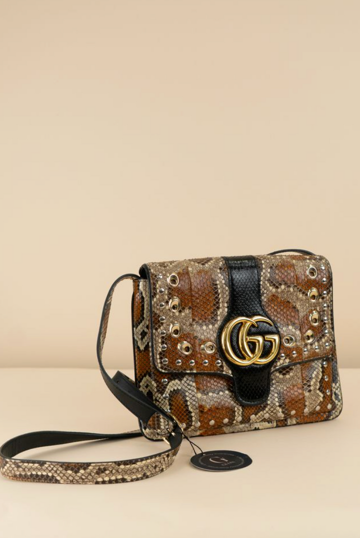 Gucci Python Mini Messenger Bag