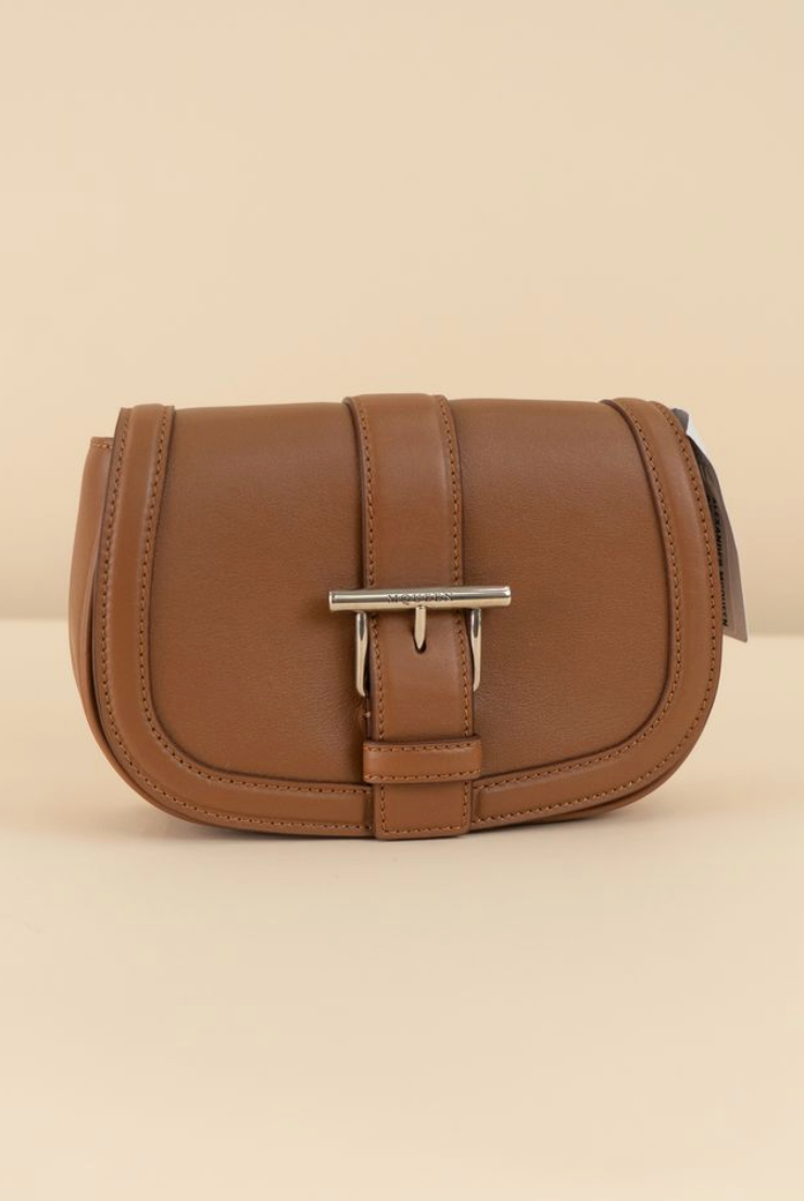 Alexander McQueen Tan Leather Crossbody (retail $1,390)