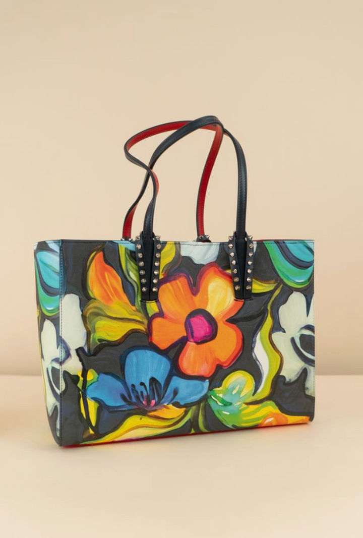 Christian Louboutin Cabata Floral Leather Tote Bag NWOT (retail $1,790)