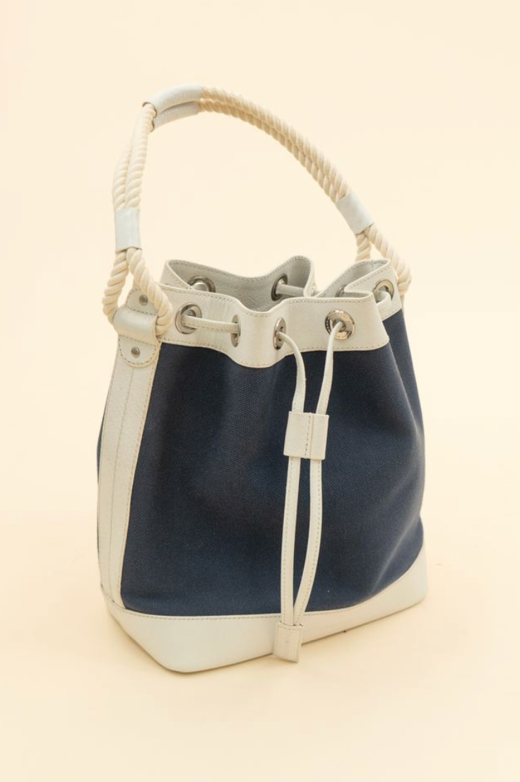 Burberry Navy Bucket Bag