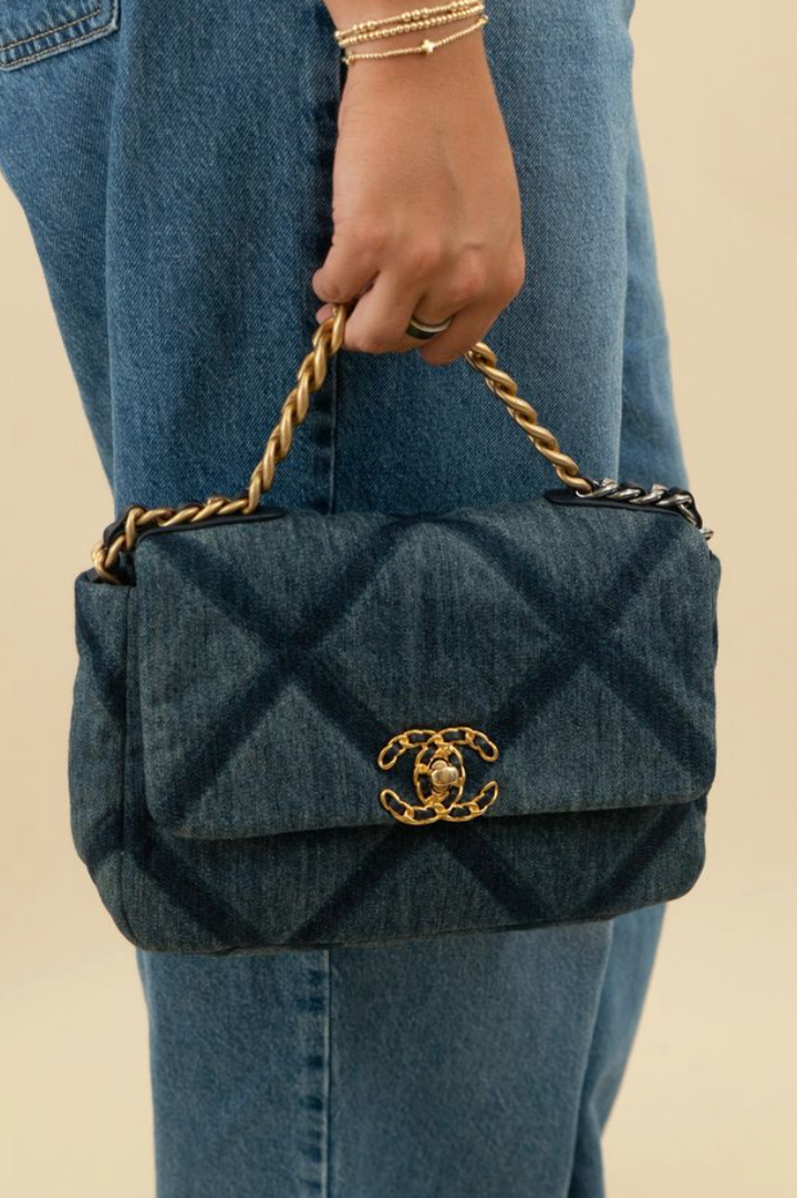 Chanel 19 Denim Flap Bag (retail $8,500)