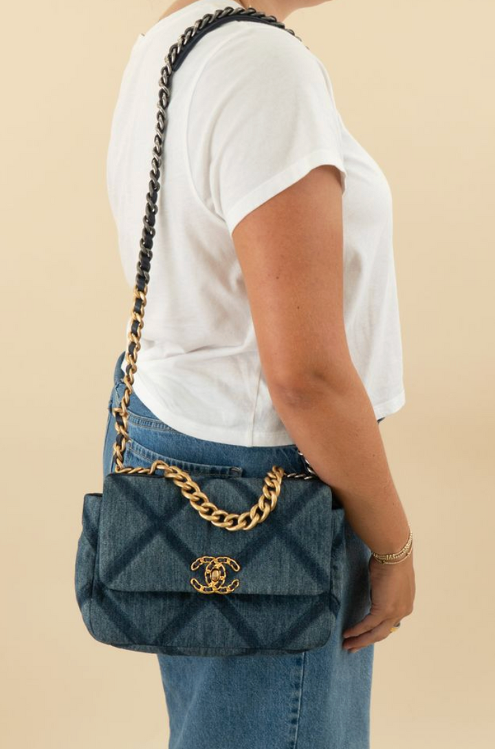 Chanel 19 Denim Flap Bag (retail $8,500)