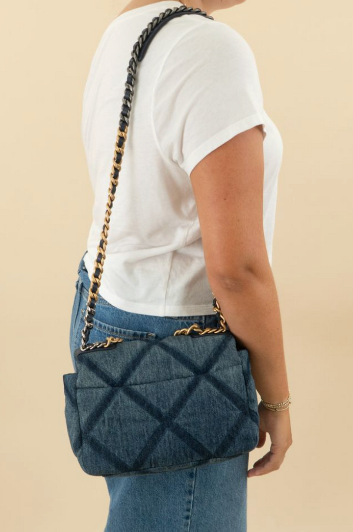 Chanel 19 Denim Flap Bag (retail $8,500)