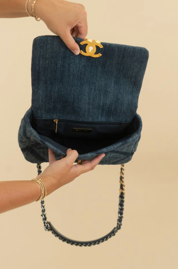 Chanel 19 Denim Flap Bag (retail $8,500)