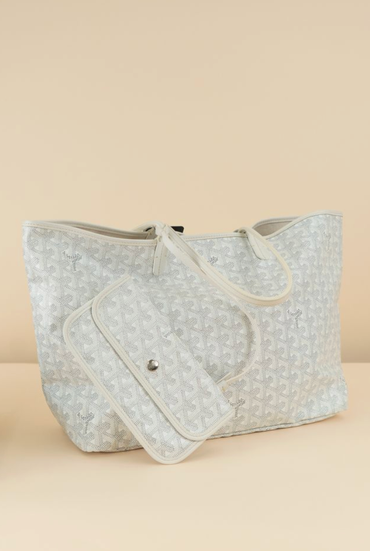 Goyard Goyardine St. Louis PM in White NWOT