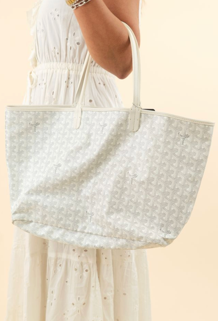 Goyard Goyardine St. Louis PM in White NWOT