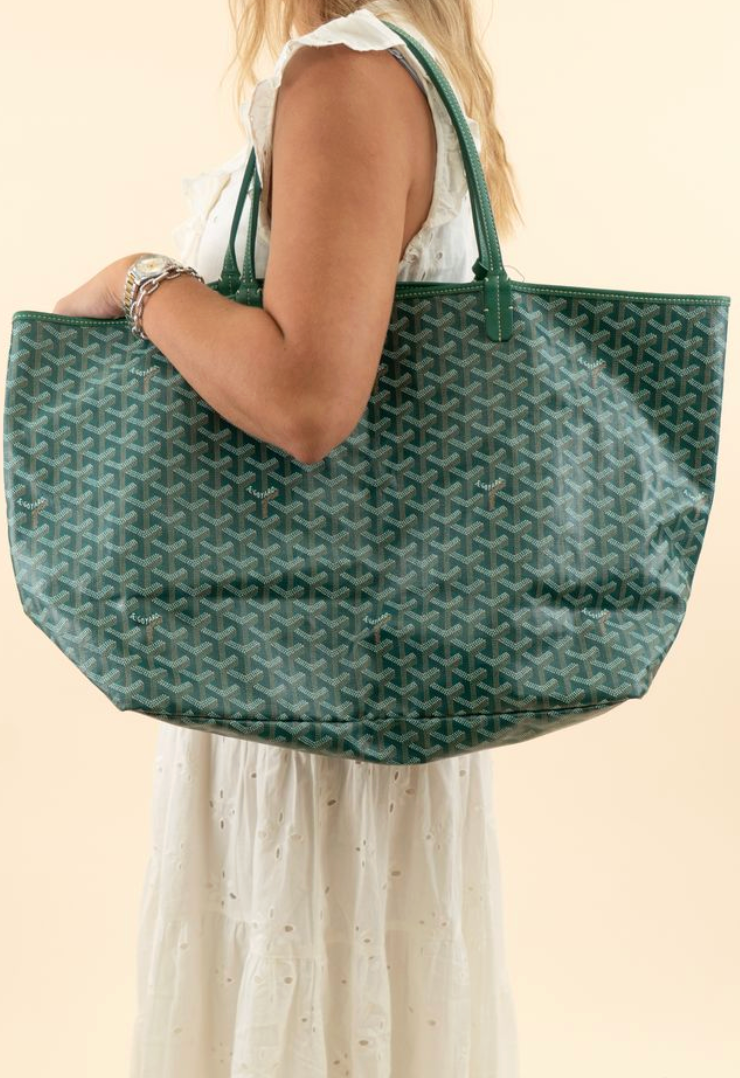 goyard goyardine St. Louis GM in Green