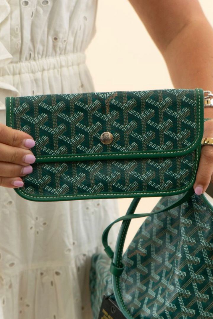 goyard goyardine St. Louis GM in Green