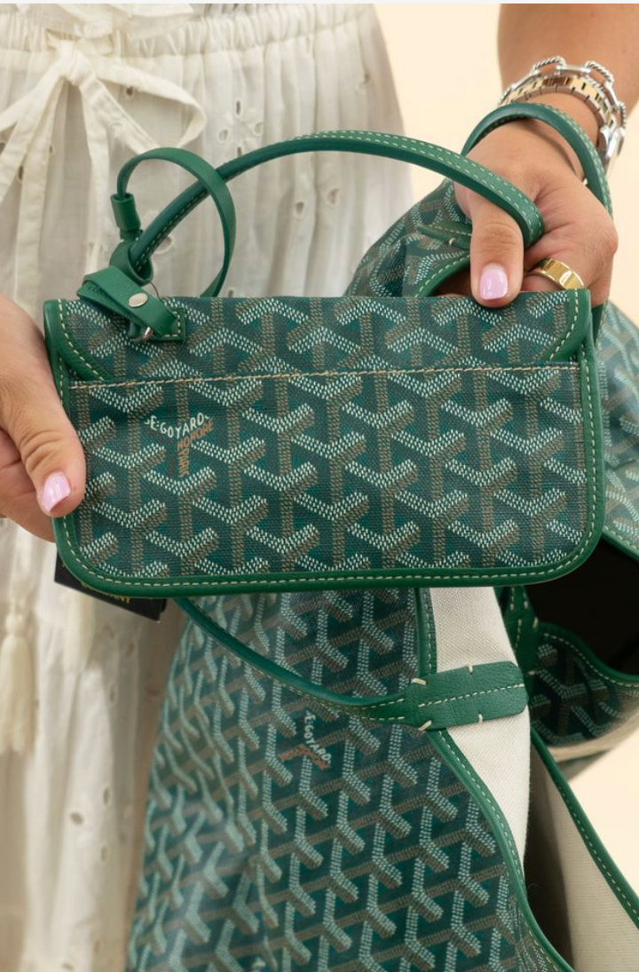 goyard goyardine St. Louis GM in Green