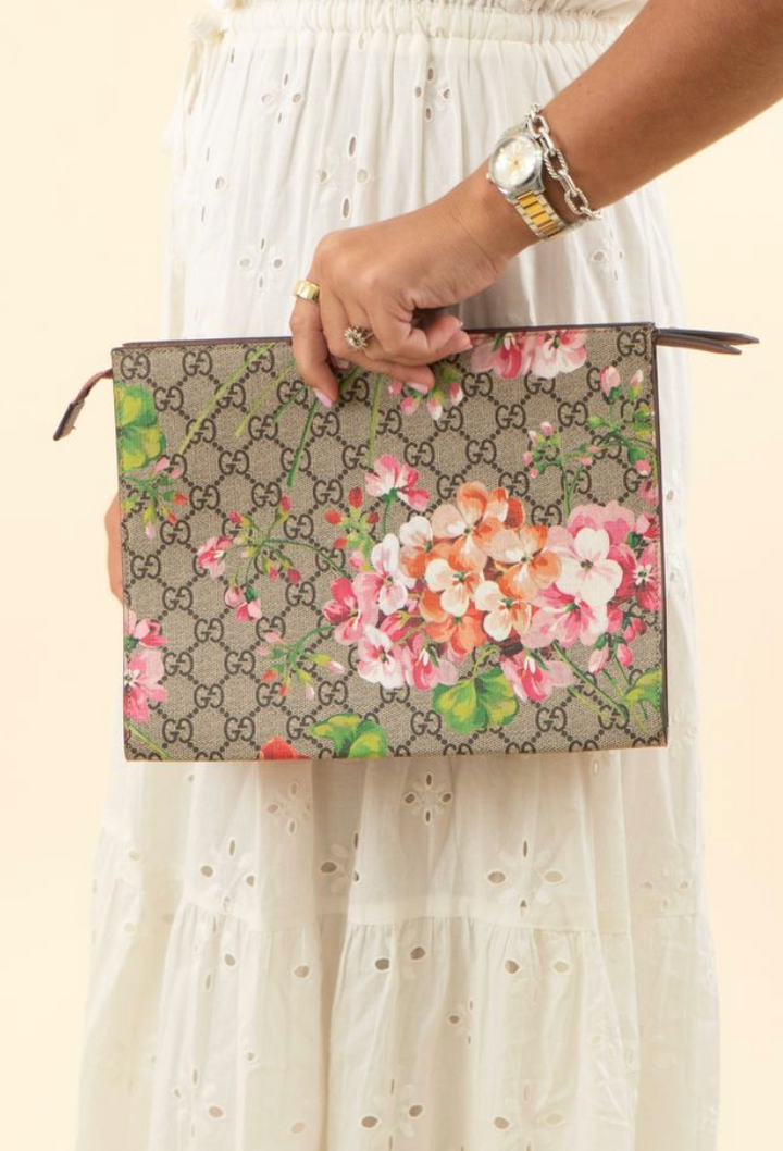 Gucci Floral Clutch NWT