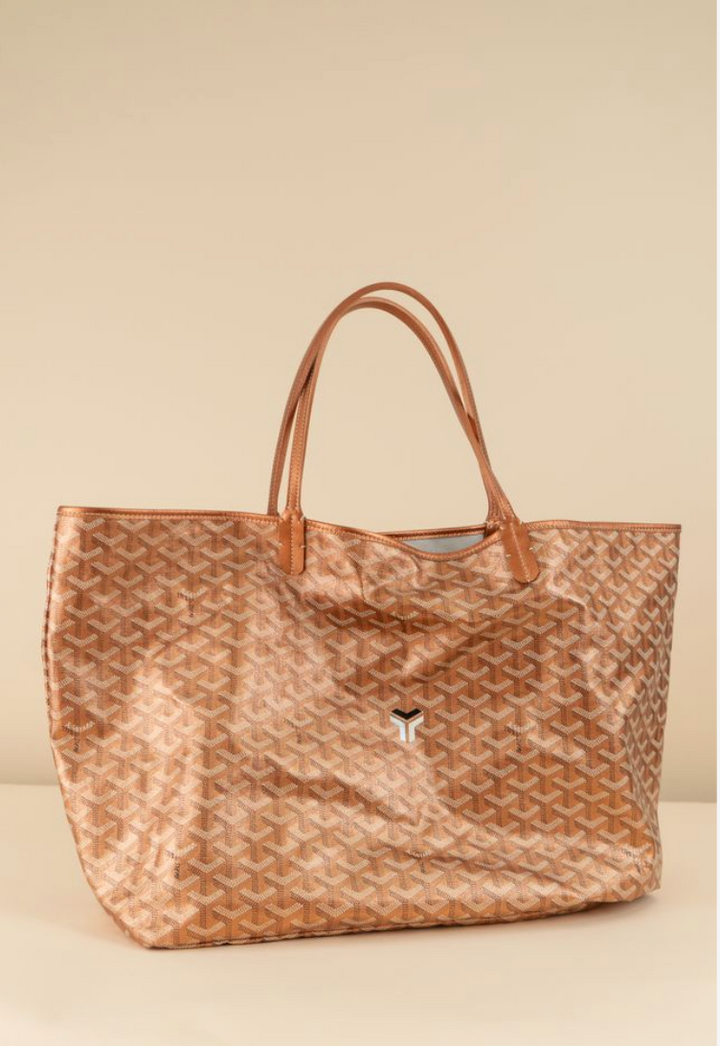 Goyard Goyardine Limited-Edition St. Louis Coated Canvas Rose Gold GM