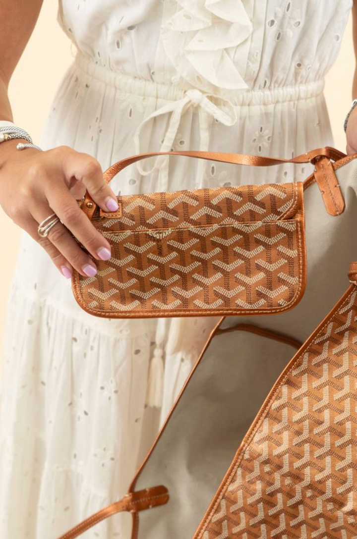 Goyard Goyardine Limited-Edition St. Louis Coated Canvas Rose Gold GM