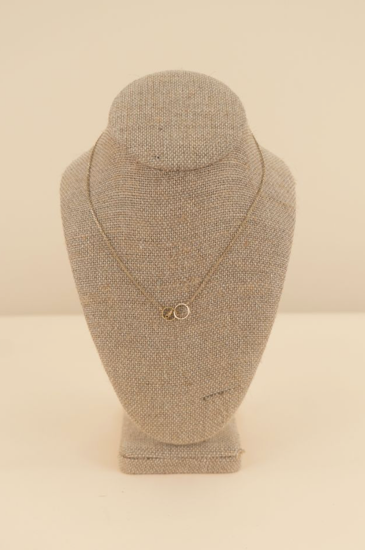 Chloe interlocking gold necklace (retail $850)
