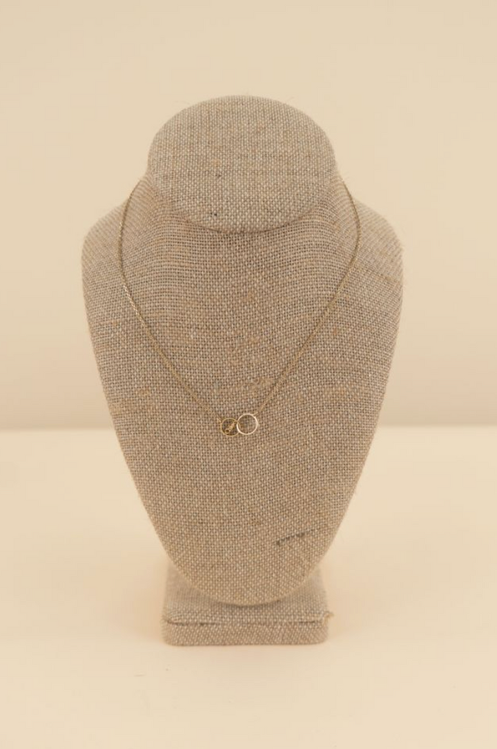 Chloe interlocking gold necklace (retail $850)