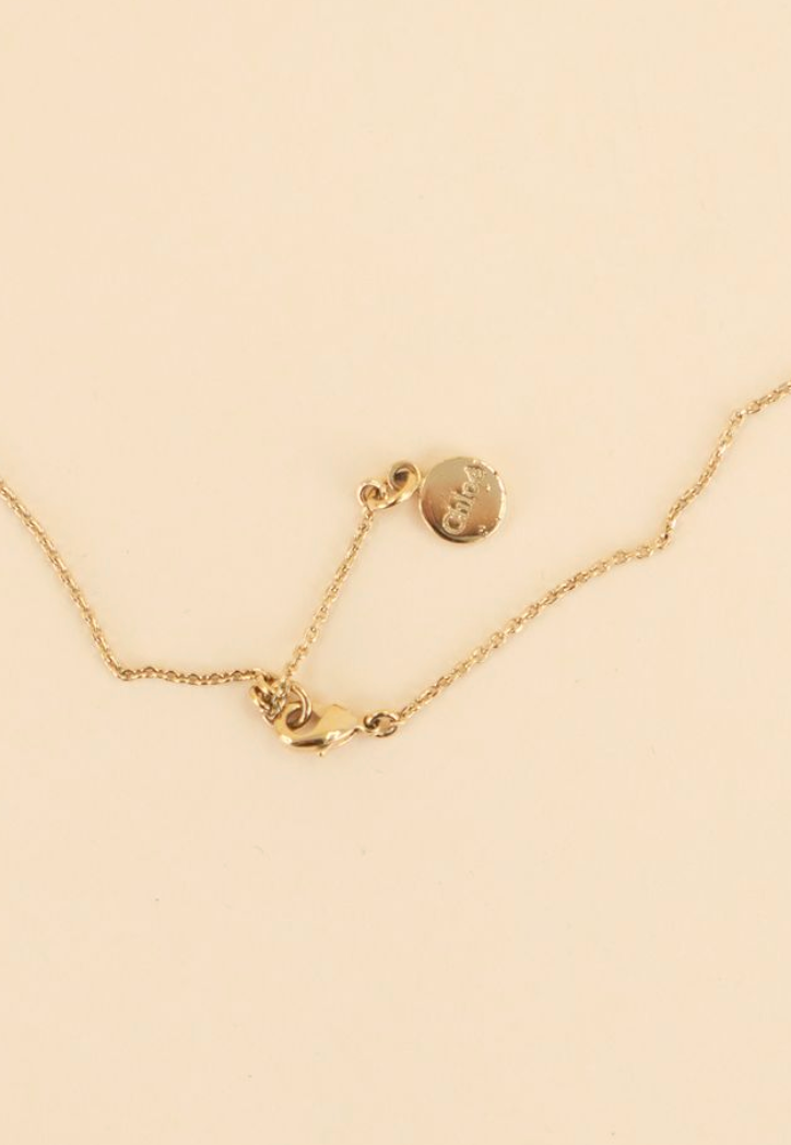 Chloe interlocking gold necklace (retail $850)
