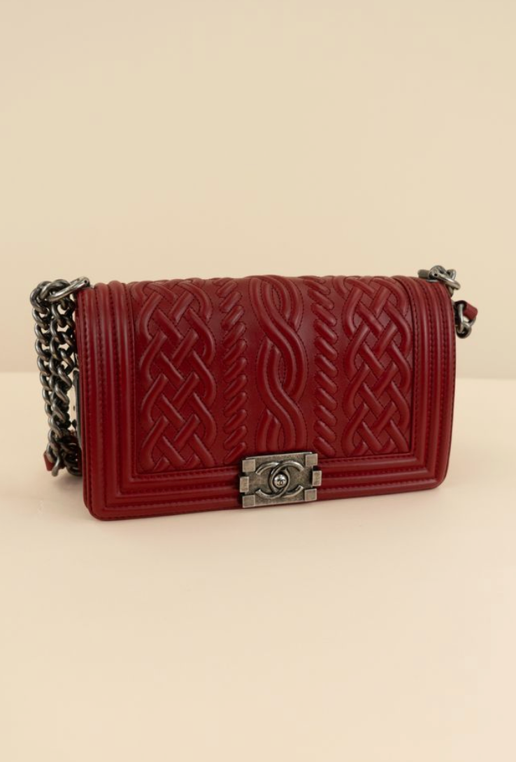 Chanel Medium Paris-Edinburgh Celtic Boy Bag (retail $8,900)