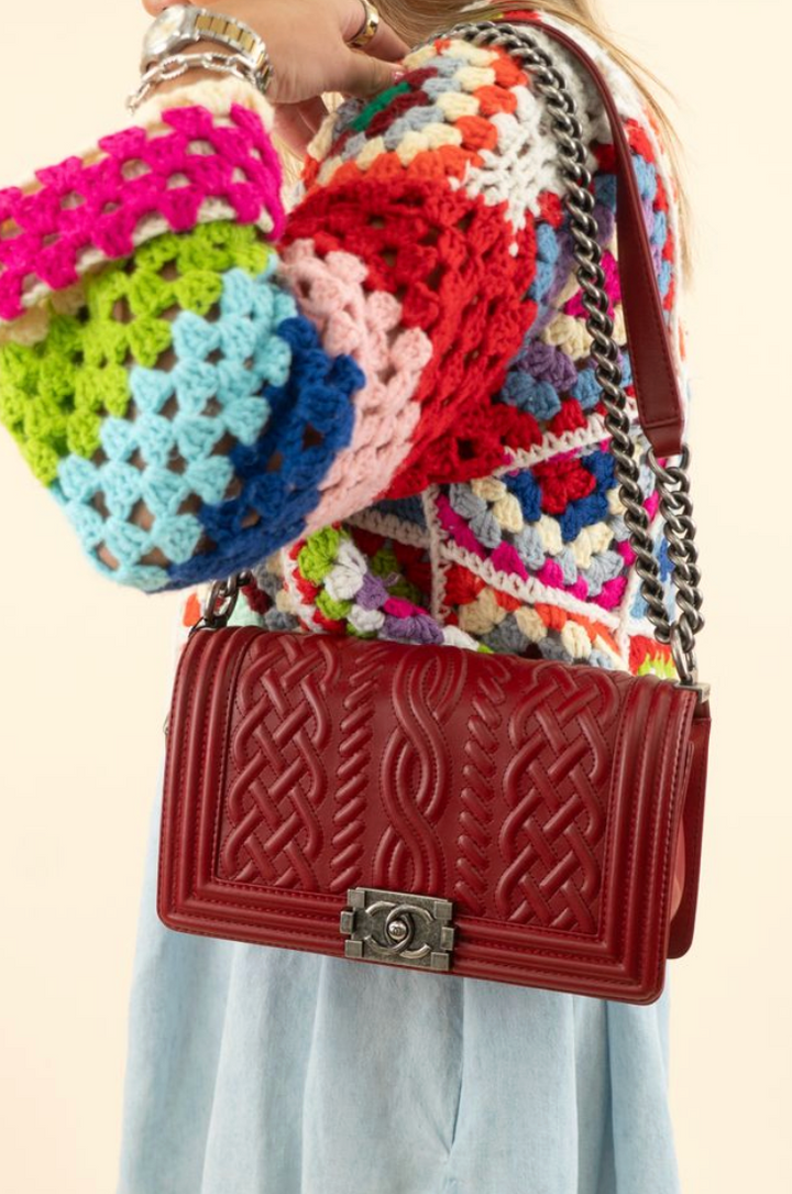 Chanel Medium Paris-Edinburgh Celtic Boy Bag (retail $8,900)