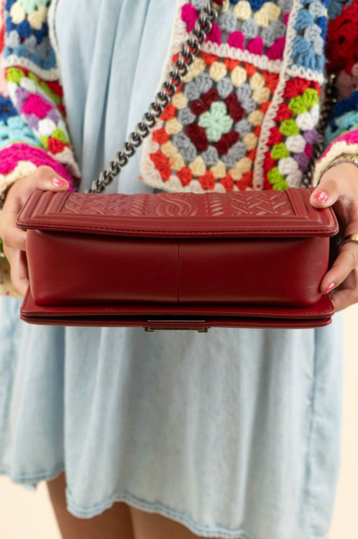 Chanel Medium Paris-Edinburgh Celtic Boy Bag (retail $8,900)