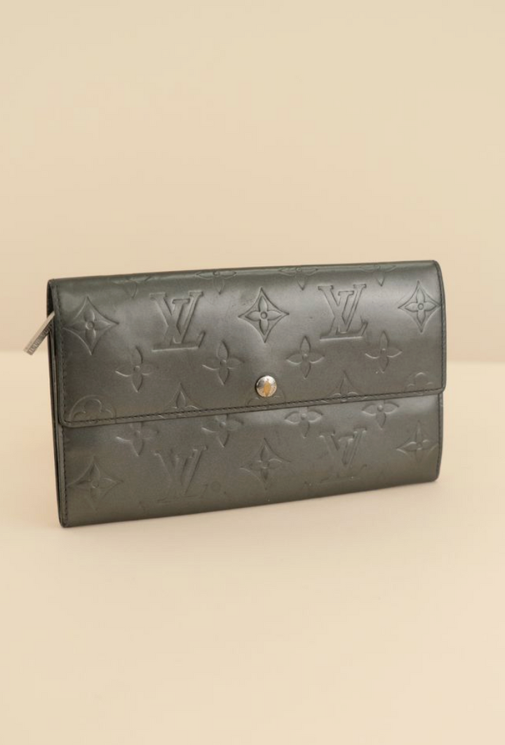 Louis Vuitton Gunmetal Wallet