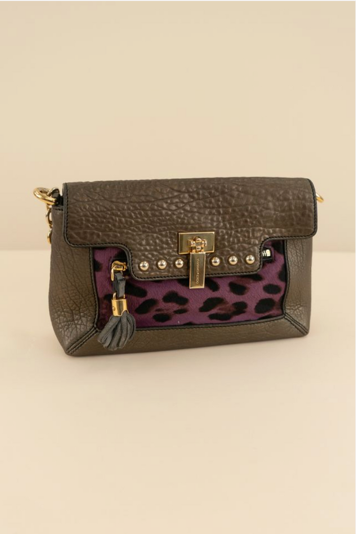 Dolce & Gabbana Leopard Shoulder Bag