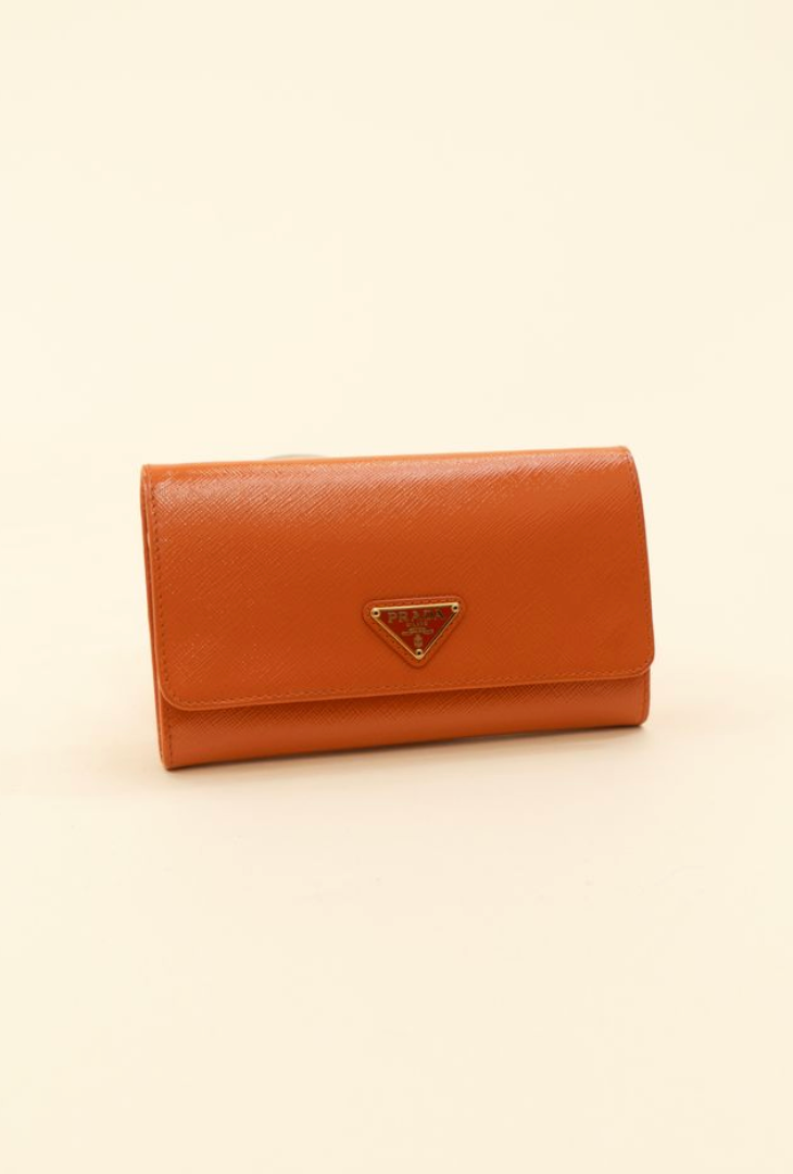 Prada Saffiano Wallet on Strap