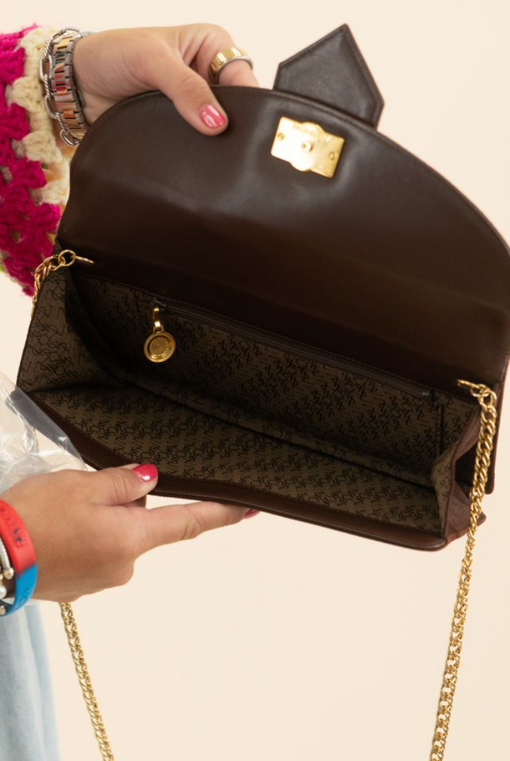 Saint Laurent Suede Shoulder Bag (vintage)