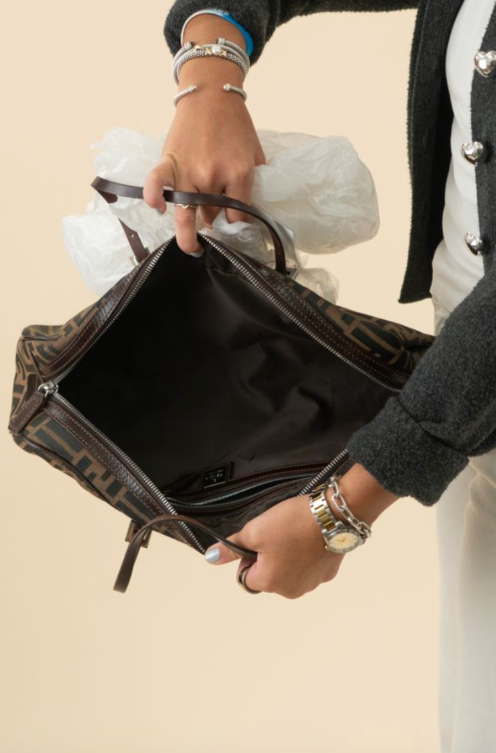 Fendi Zucca East West Top Handle (vintage)