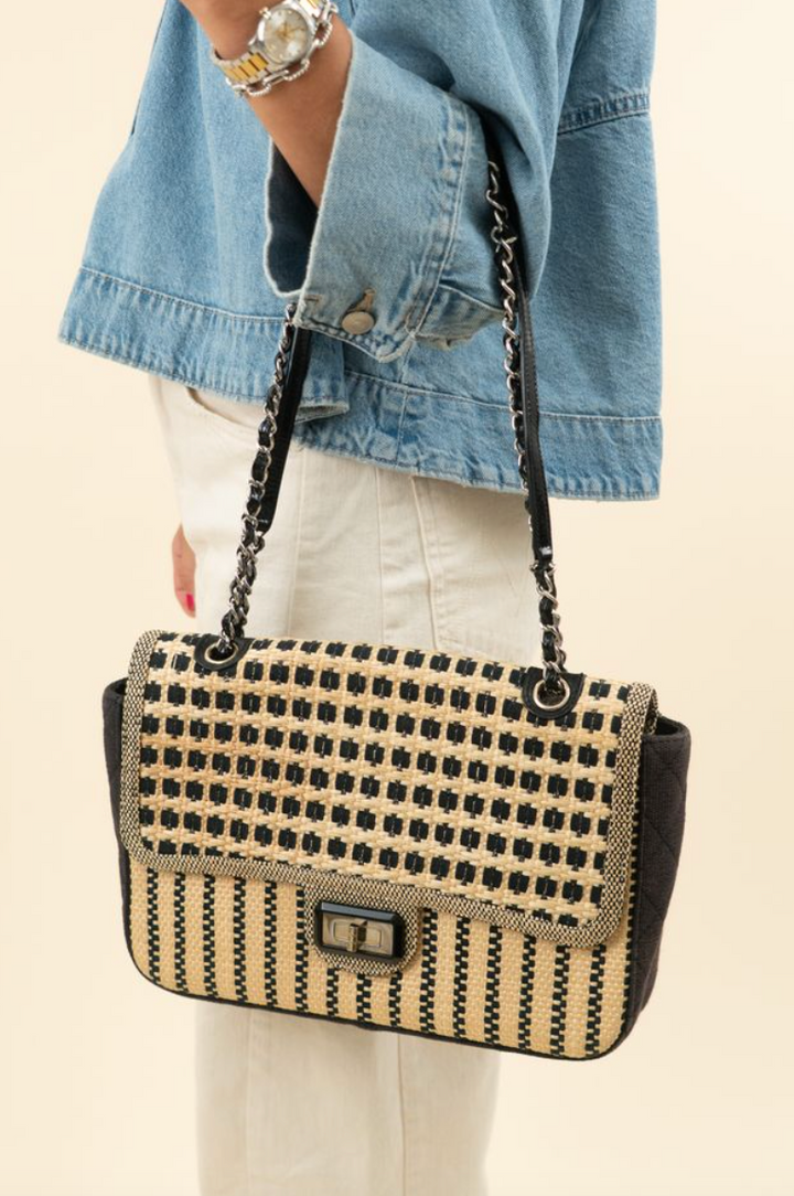 Chanel 2.55 Raffia Limited-Edition (est retail $8,900)