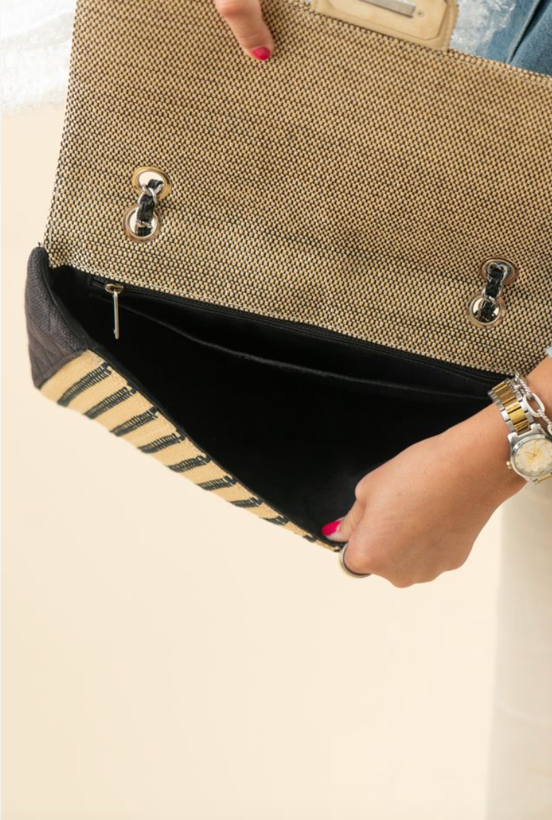 Chanel 2.55 Raffia Limited-Edition (est retail $8,900)