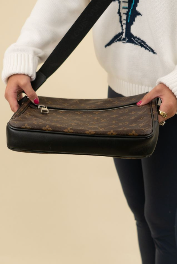 Louis Vuitton Monogram Macassar Bass Messenger