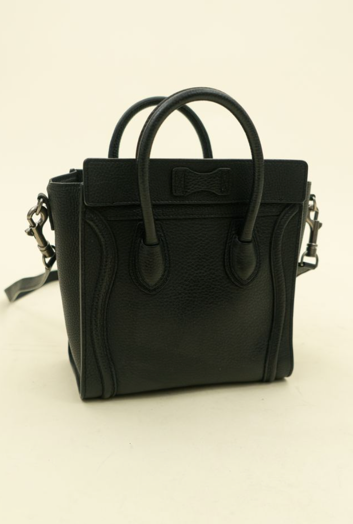 Celine Luggage Nano in Black (retail $2,800)