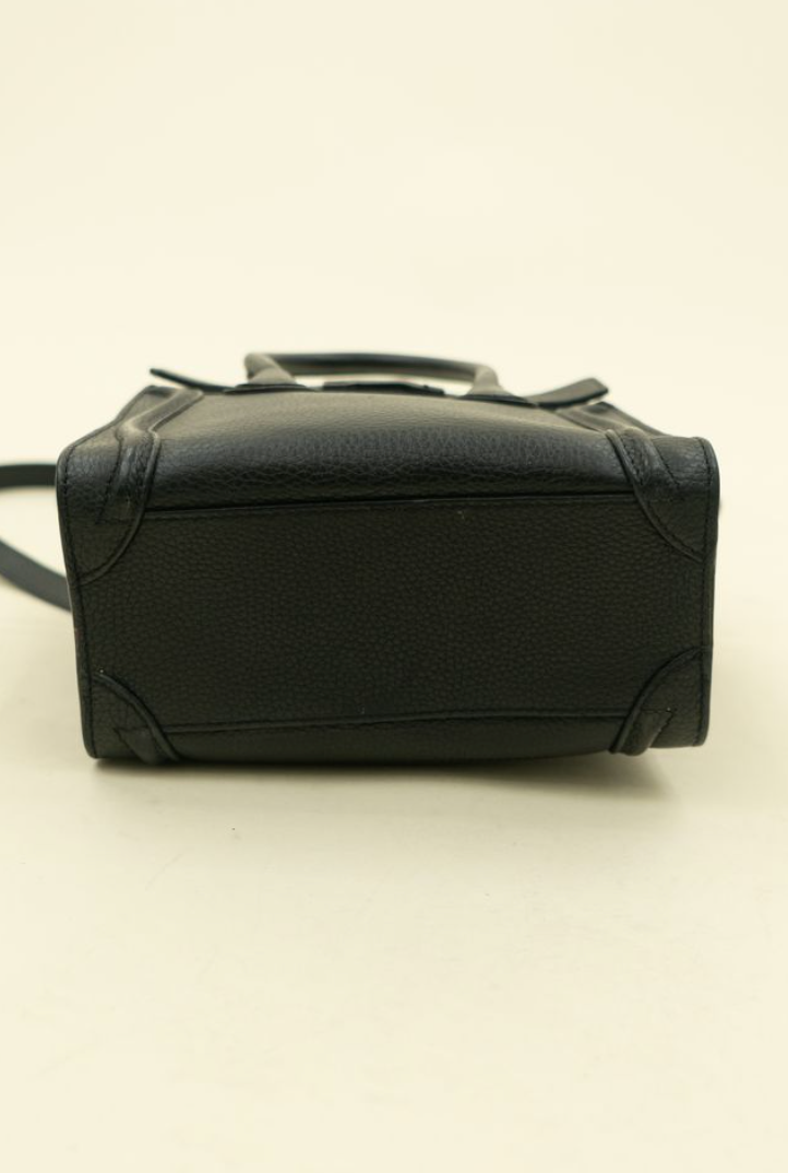 Celine Luggage Nano in Black (retail $2,800)