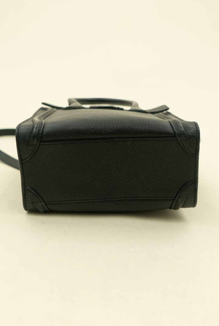 Celine Luggage Nano in Black (retail $2,800)