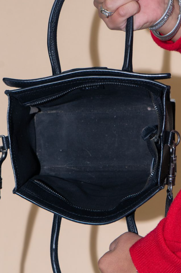 Celine Luggage Nano in Black (retail $2,800)