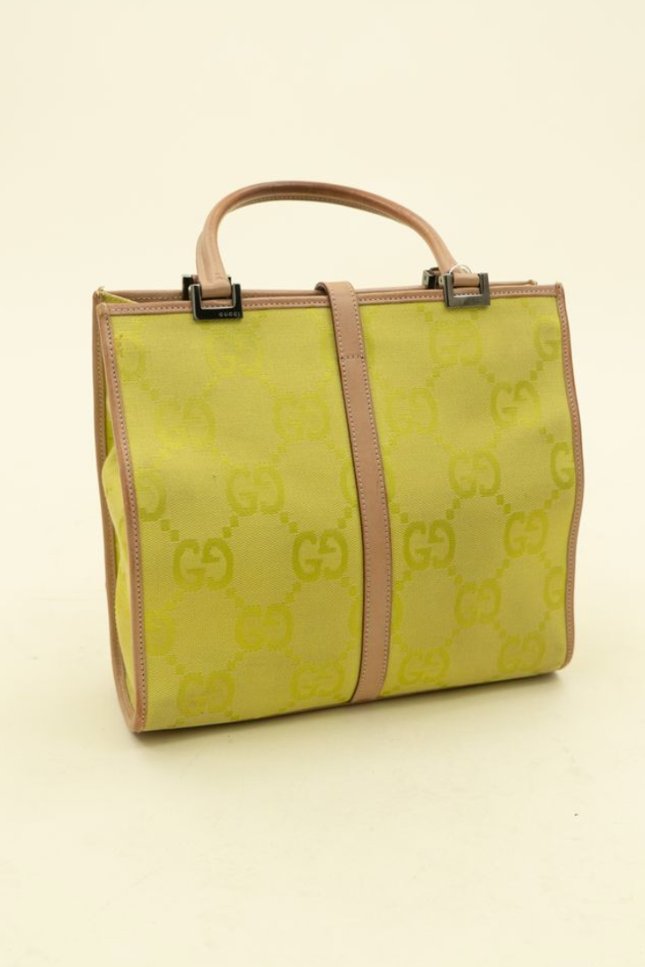 Gucci GG Canvas Square Jackie Tote