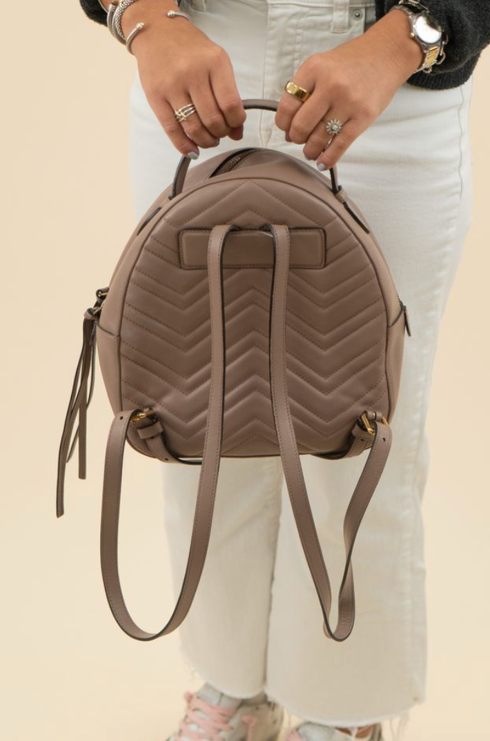 Gucci Matelasse GG Marmont Leather Backpack