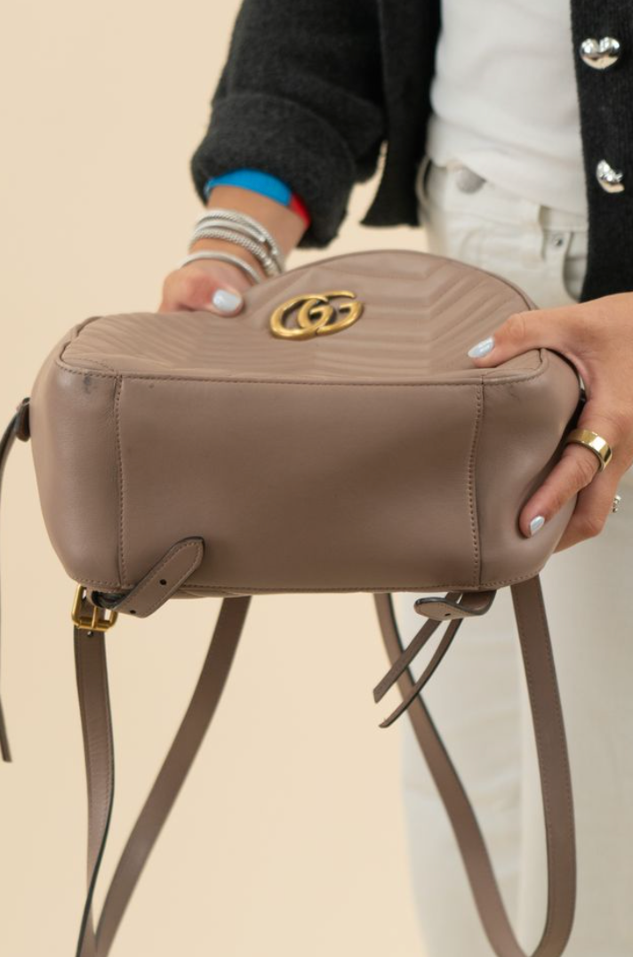 Gucci Matelasse GG Marmont Leather Backpack