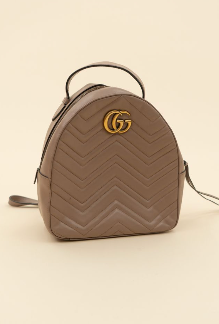 Gucci Matelasse GG Marmont Leather Backpack