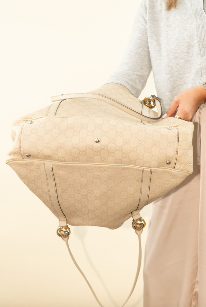 Gucci Guccissima GG Twins Tote