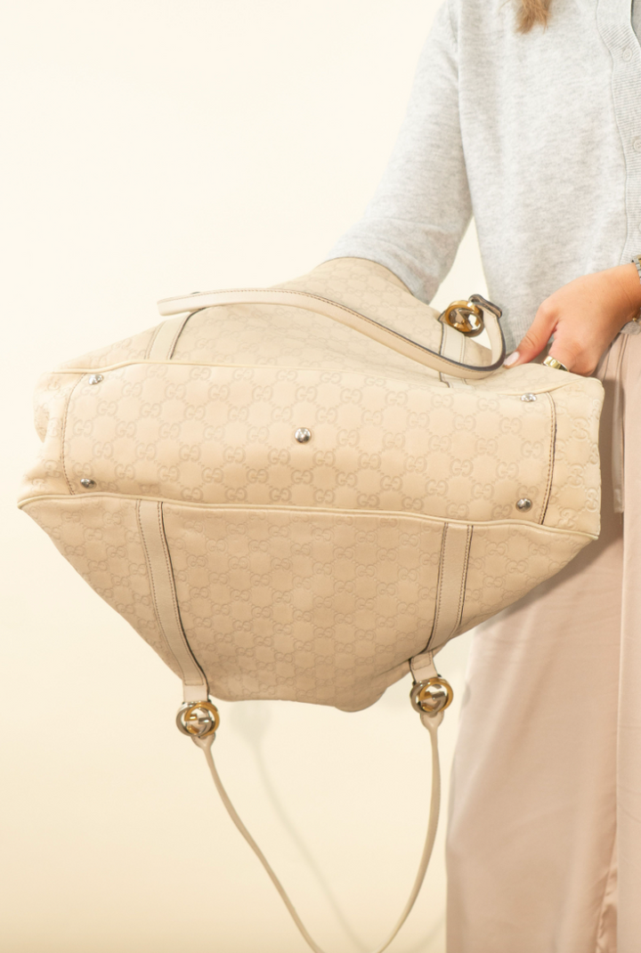 Gucci Guccissima GG Twins Tote
