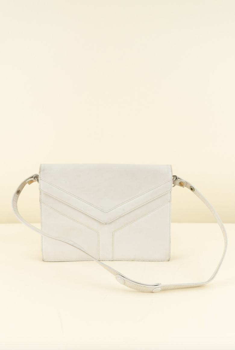 Saint Laurent Leather Envelope Shoulder Bag (vintage)